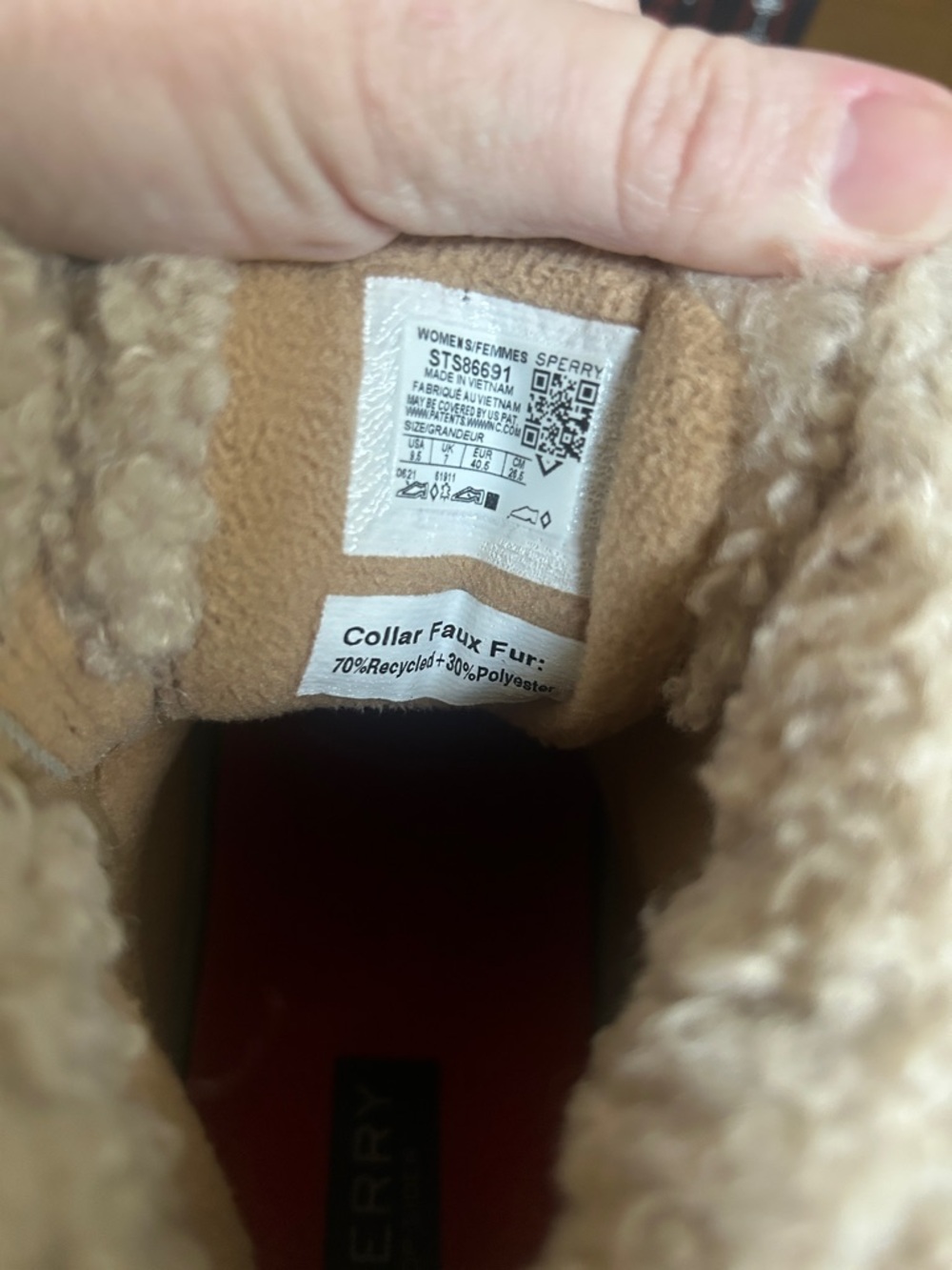 Women’s Sperry Sherpa-Trim Duck Boots - Picture 6 of 8